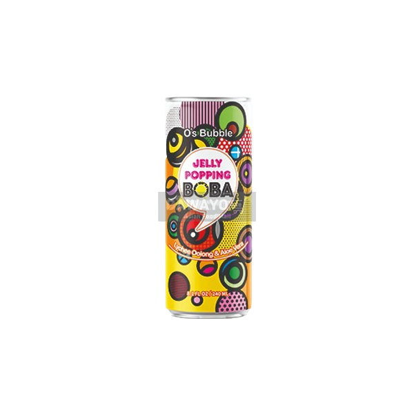 O'S BUBBLE Jelly Boba Litschi 240ml