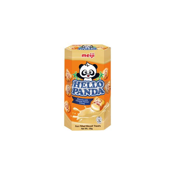 Hello Panda Kekse mit Karamellfüllung 50 g