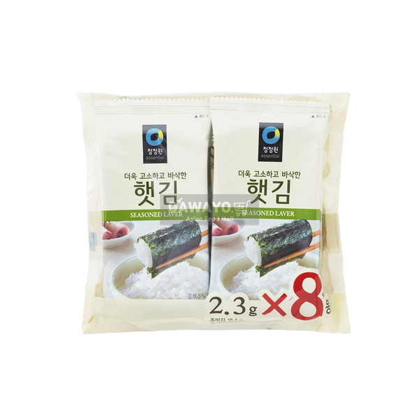 [내수용] 청정원 고소하고 바삭한 햇김 18,4g (2,3g*8)