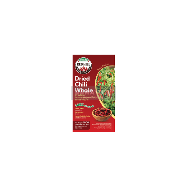 Red Hill Kleine getrocknete Chilischoten ganz, 100 g