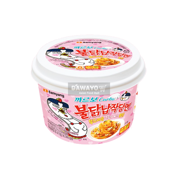 Samyang Carbonara Buldak Flat Noodles 164.5g