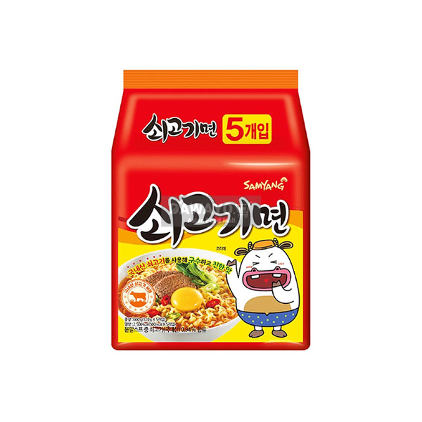 [내수용] 삼양 쇠고기면 멀티 600g (120g*5개입)