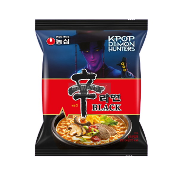 [내수용] 농심 신라면 케이팝 데몬 헌터스 블랙 단품 134g