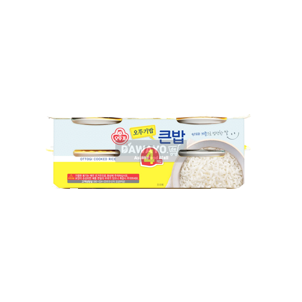 Delicious Ottogi Cooked Rice (Large Size), 4-Pack (300 g × 4)