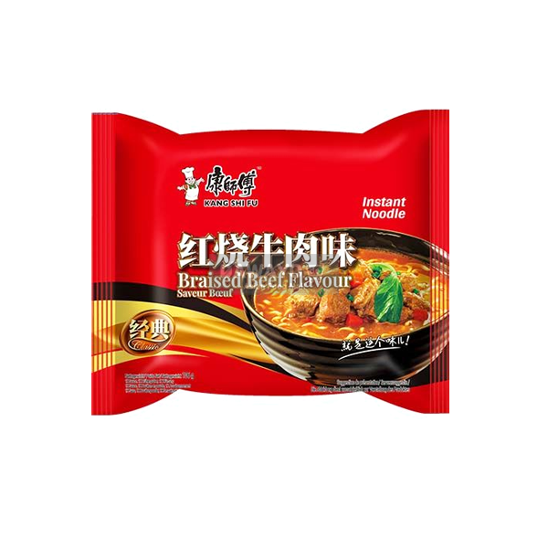 KANG SHI FU Instant Noodles Braised Beef 106g 5-Pack