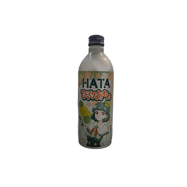 Hata Bikkuri Awawa Ramune Melonengeschmack-Limonadengetränk 500ml