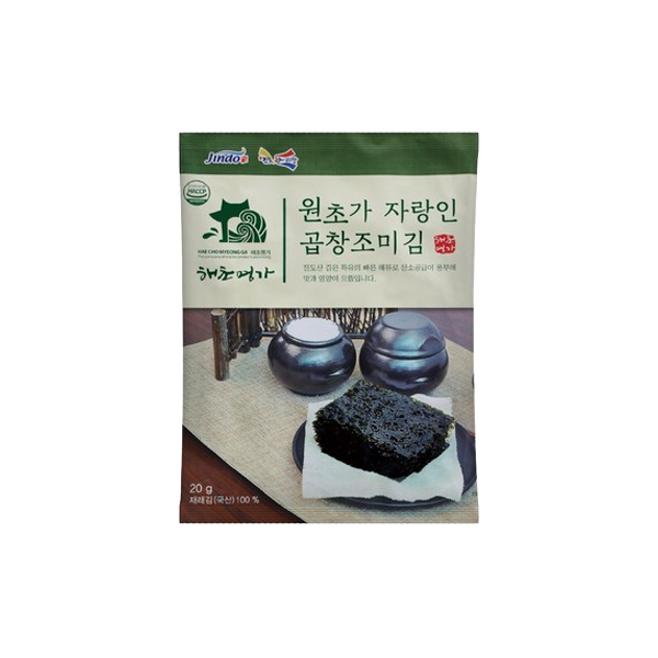 [내수용] 해초명가 원초가 자랑인 곱창조미김 20g - 전장김