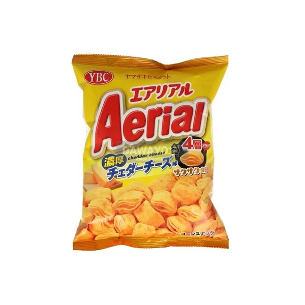YBC Aerial Corn Snack Cheddar Cheese Available 65g