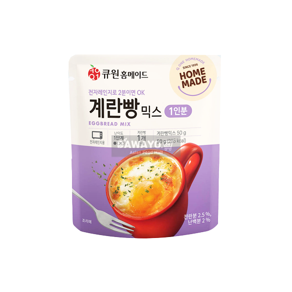 [내수용] 큐원 전자레인지 2분 계란빵 믹스 50g