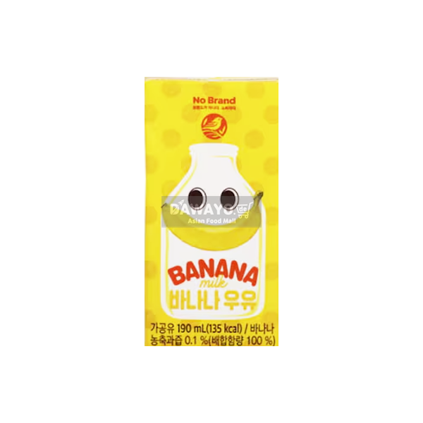 [내수용] 노브랜드 바나나 우유 190ml