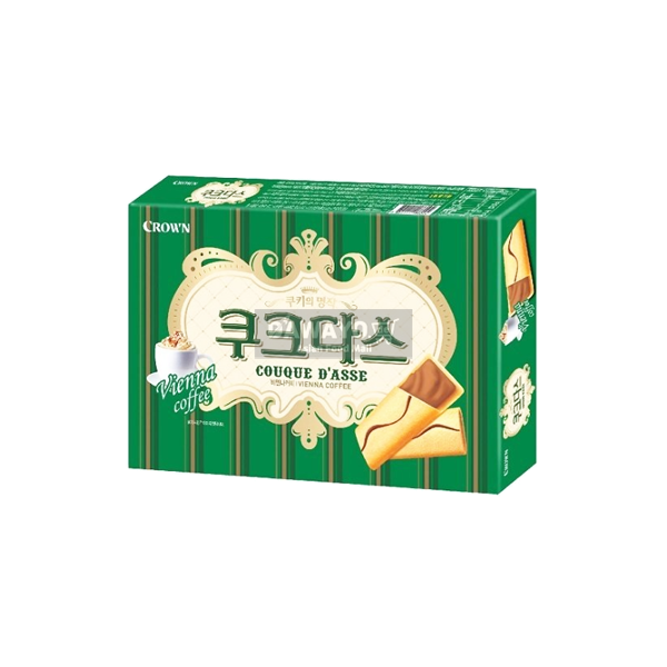 [내수용] 크라운 쿠크다스 비엔나 커피 128g